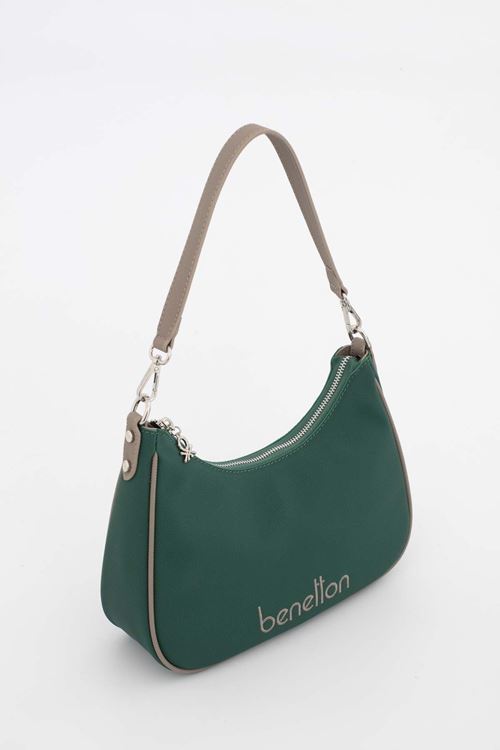 BENETTON KADIN KOL ÇANTASI ZÜMRÜT - KOYU TAŞ BNT1690