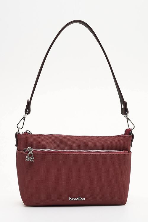 Benetton Kadın Kol Çantası BNT1934 Bordo-Kahve