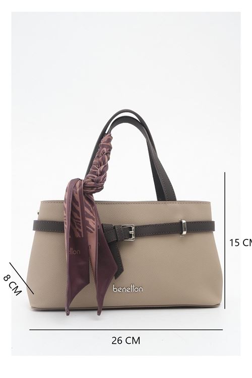 Benetton Kadın El Çantası BNT1939 Vizon-Kahve